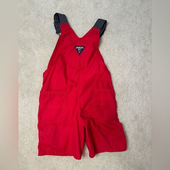 Boys Oshkosh Shortalls 4T - Picture 2 of 3